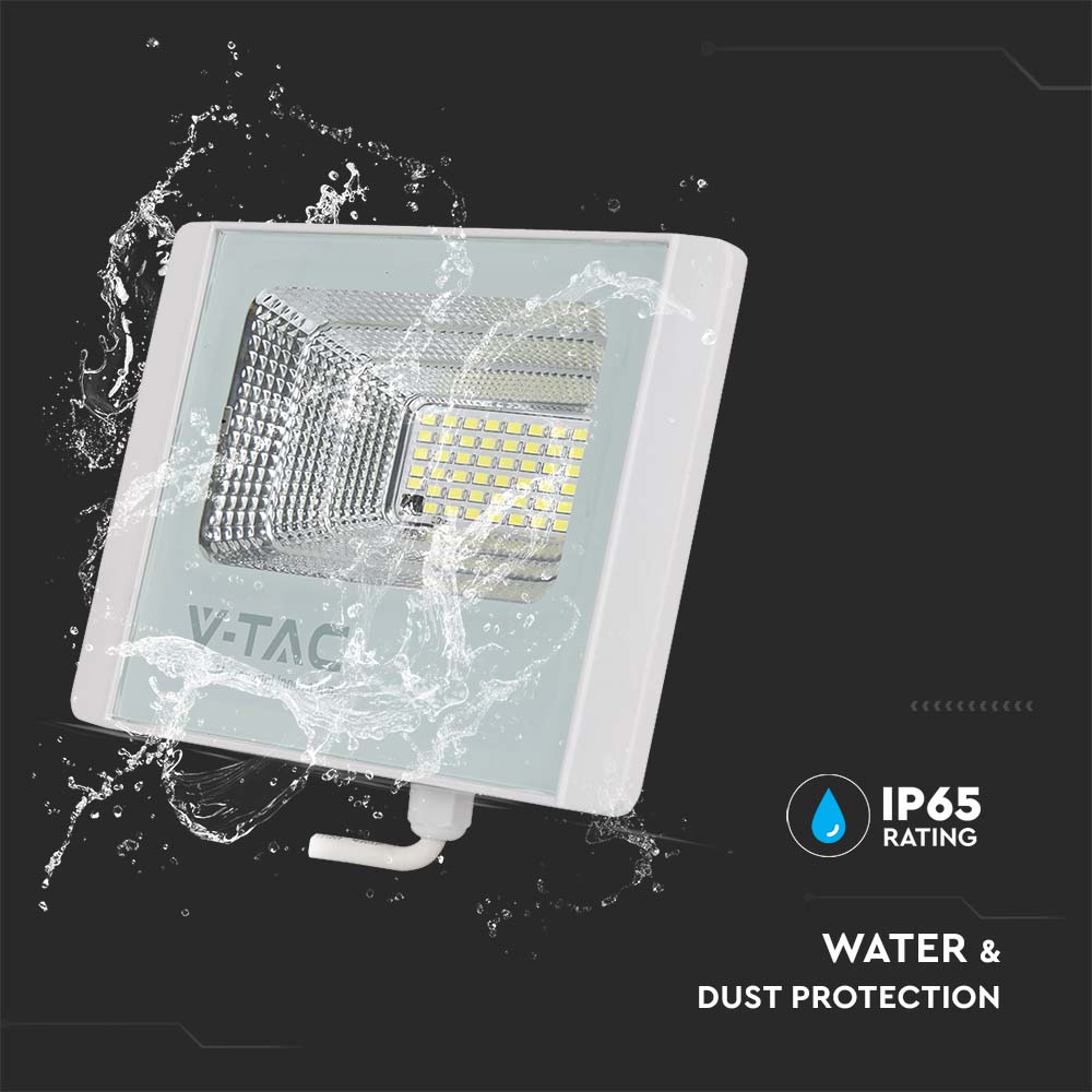 Faro LED con Telecomando e Pannello Solare 12W Colore Bianco 4000K IP65 img 2