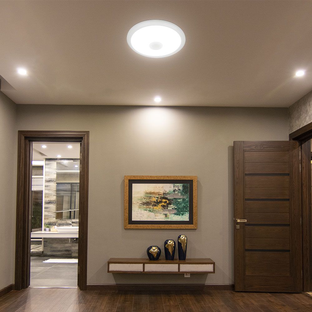 12W LED Dome Light Wiht Sensor SAMSUNG CHIP 3IN1 RD White Body