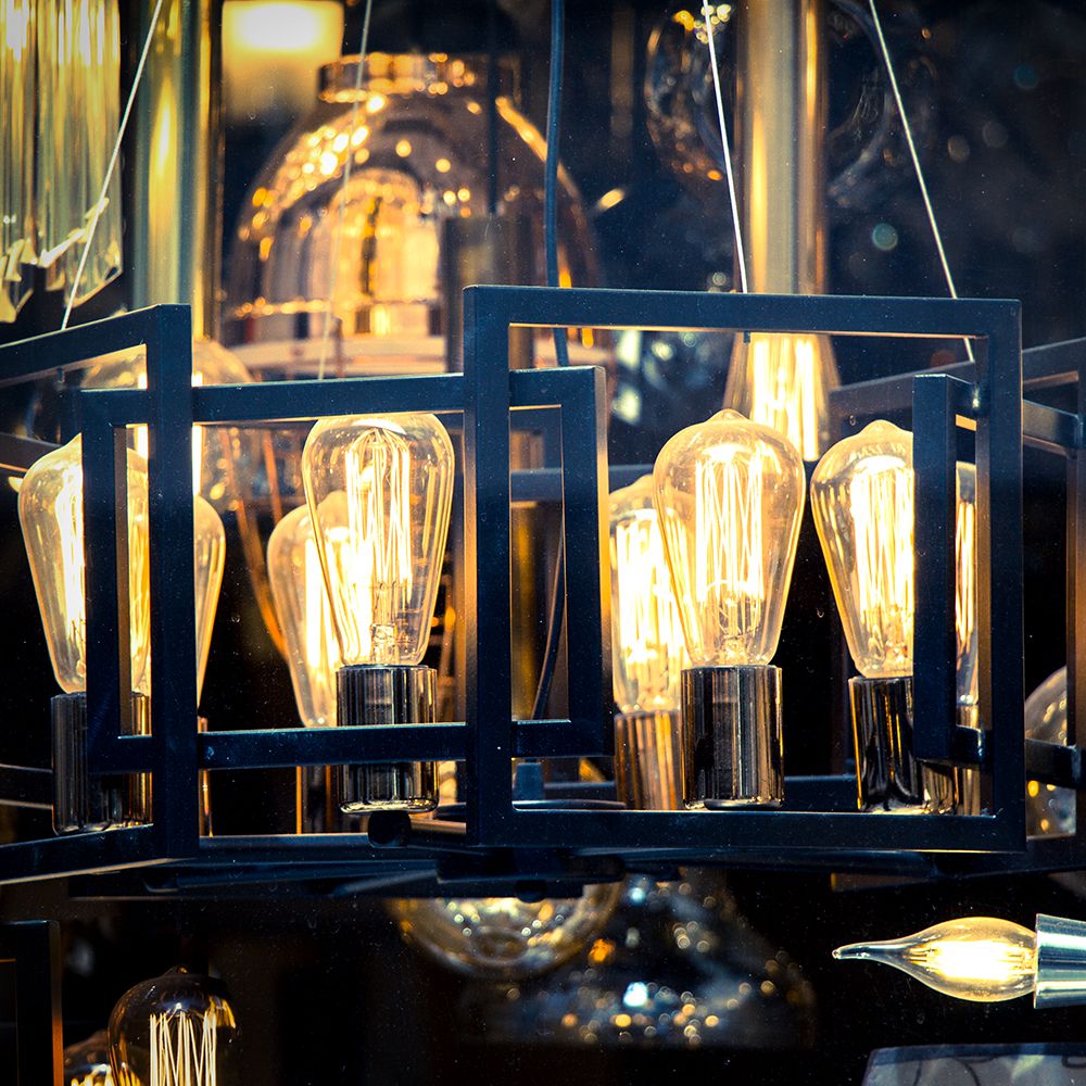 8W Filament E27 ST64 Amber Cover 2200K