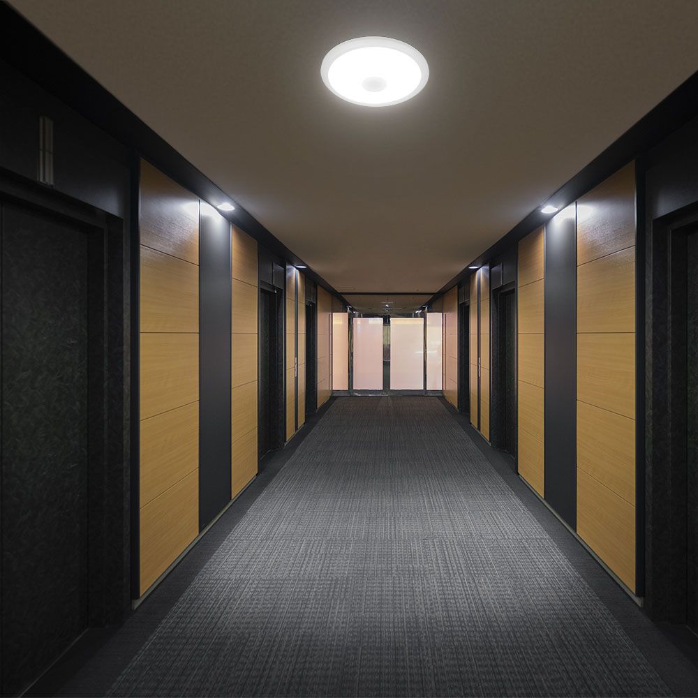 12W LED Dome Light Wiht Sensor SAMSUNG CHIP 3IN1 RD White Body img 1