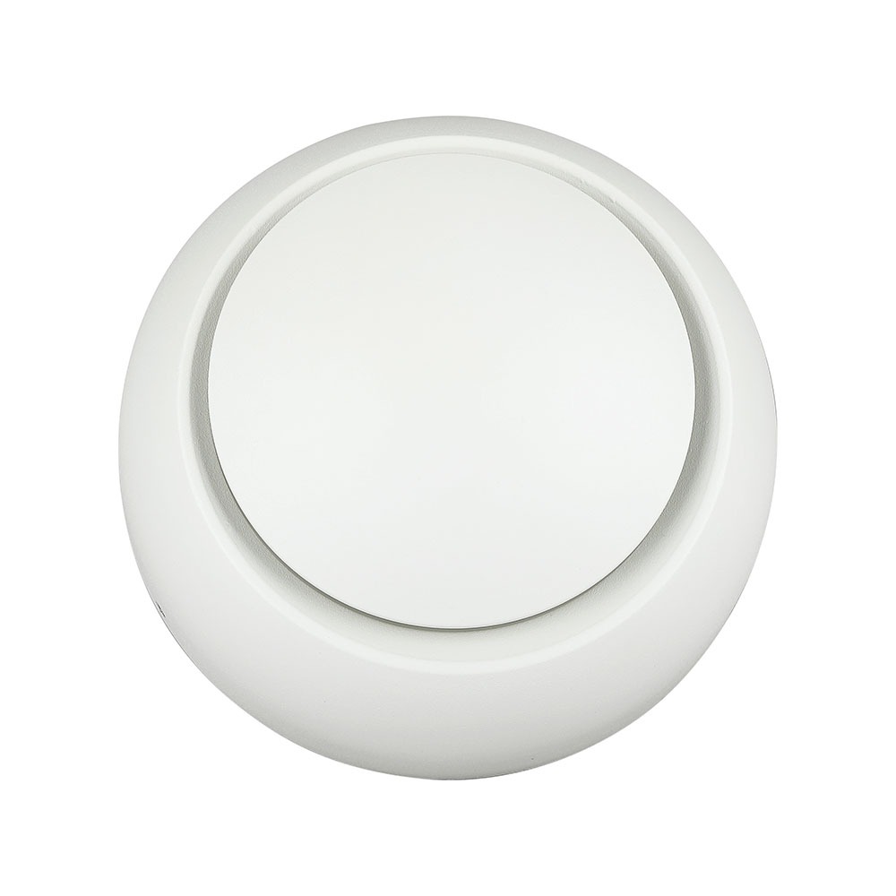 5W Lampada da parete Rotondo Corpo Bianco Rotatable IP20 Bianco caldo img 4