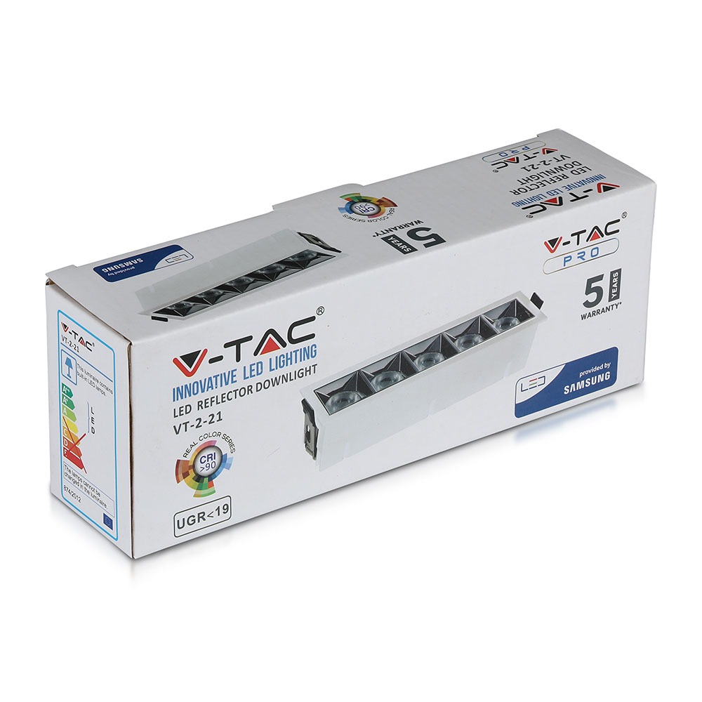 LED Faretto da incasso SAMSUNG Chip 20W SMD Reflector 12gradi 5700K