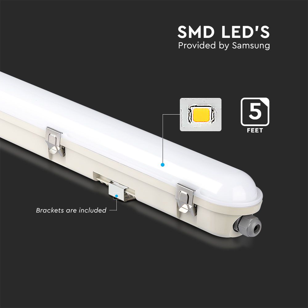 LED Waterproof Fitting M-SERIES 1500mm 48W