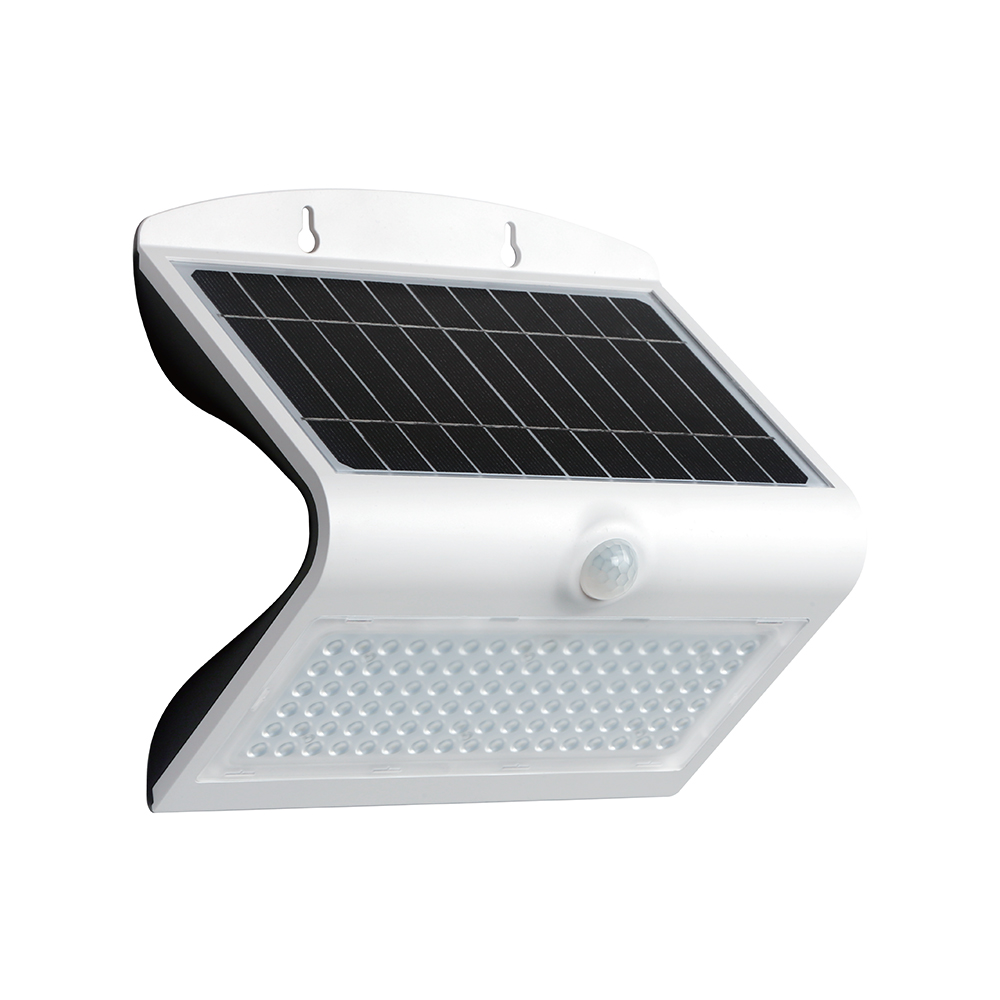 6.8W LED Lampada Solare Luce Bianco Naturale Corpo Bianco