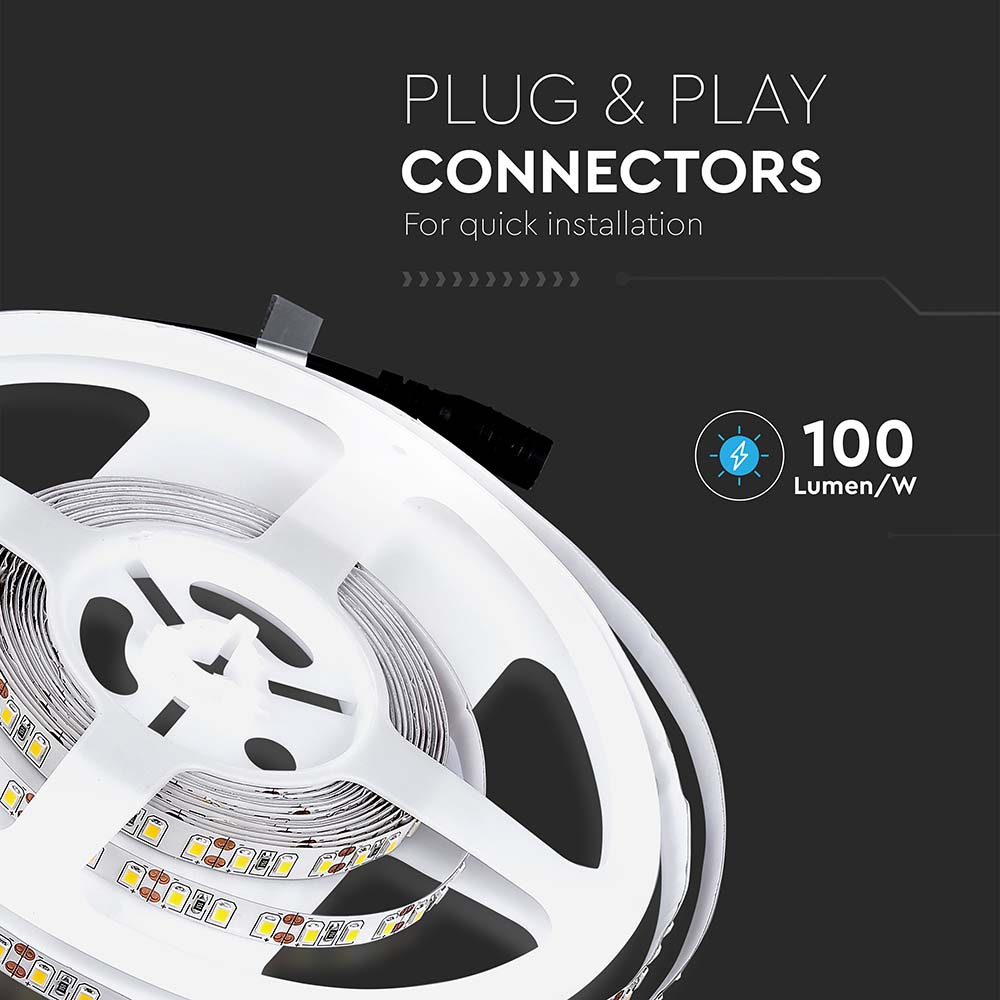 LED Strip SMD3528 - 120 LEDs 6400K IP20 img 4