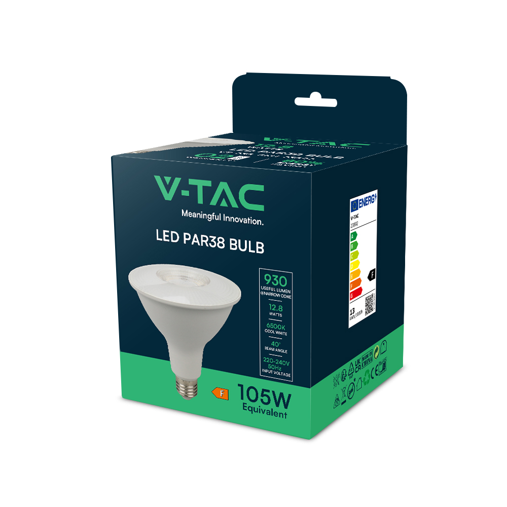 LED Bulb - 12.8W PAR38 E27 6500K