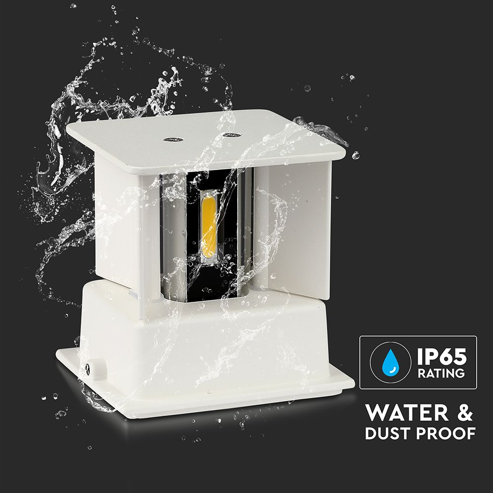 11W LED Wall Lamp With Bridgelux Chip White 3000K Square img 4