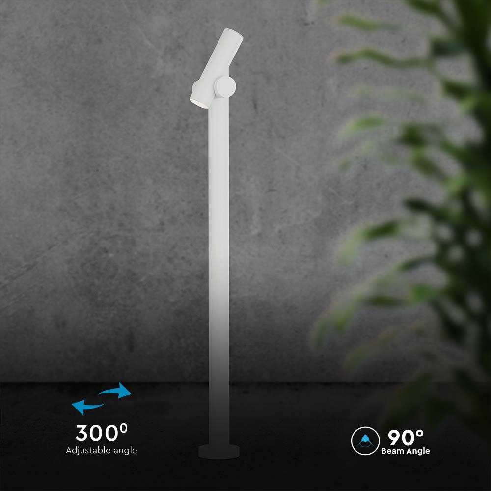 Faretto LED Doppio bidirezionale da Terra 2X2,6W Colore Bianco 129x159x1000mm 3000K IP44 img 3