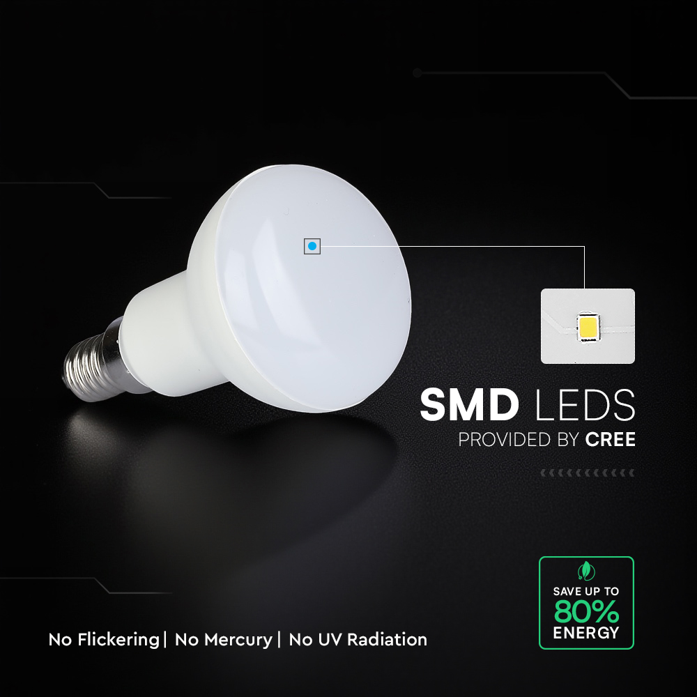 4.8W LED Bulb E14 R50 CREE CHIP 4000K