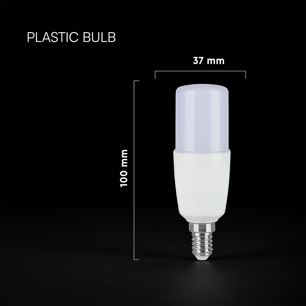 7.5W LED Bulb E14 T37 Plastic CREE CHIP 3000K