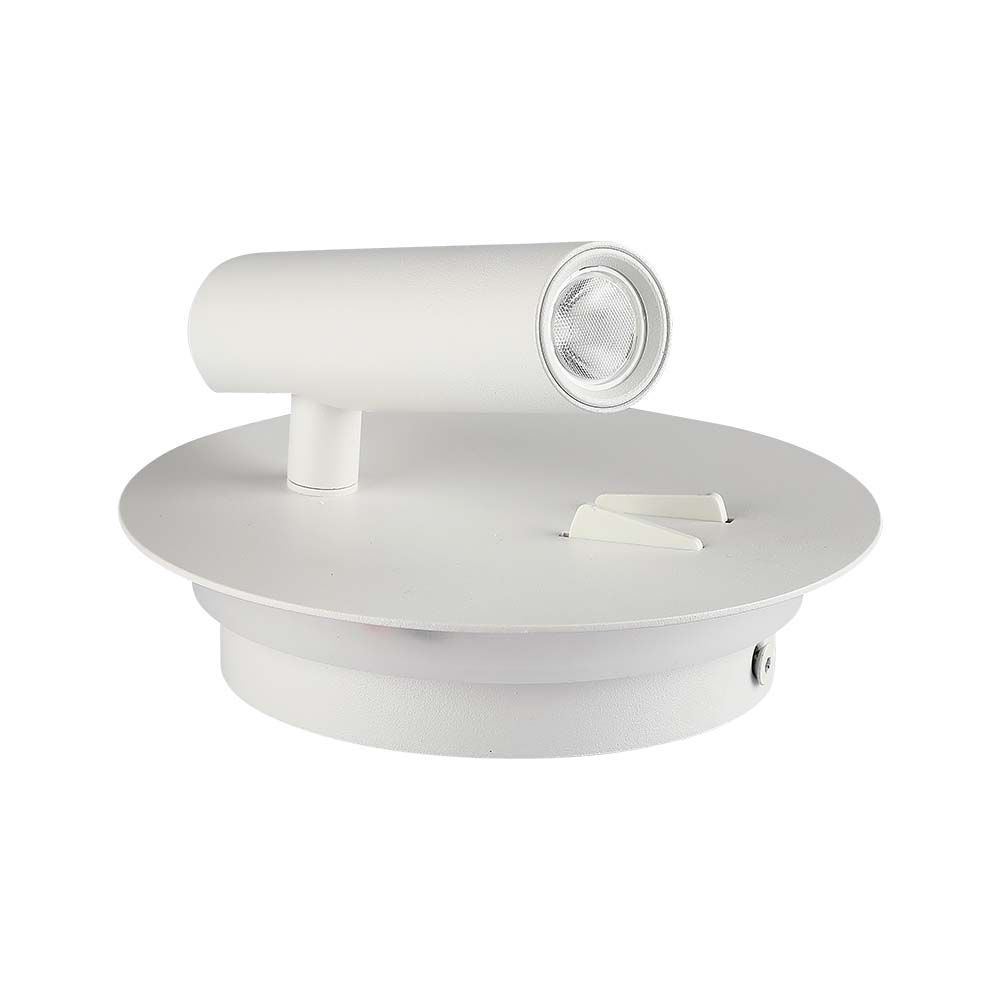 Applique da Hotel per Lettura con 2 LED 3W e 6W Colore Bianco img 1
