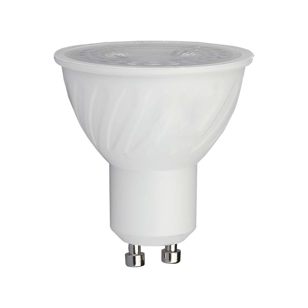 LED Spotlight - CREE CHIP 6W GU10 Plastic Dimmable 110° 6500K