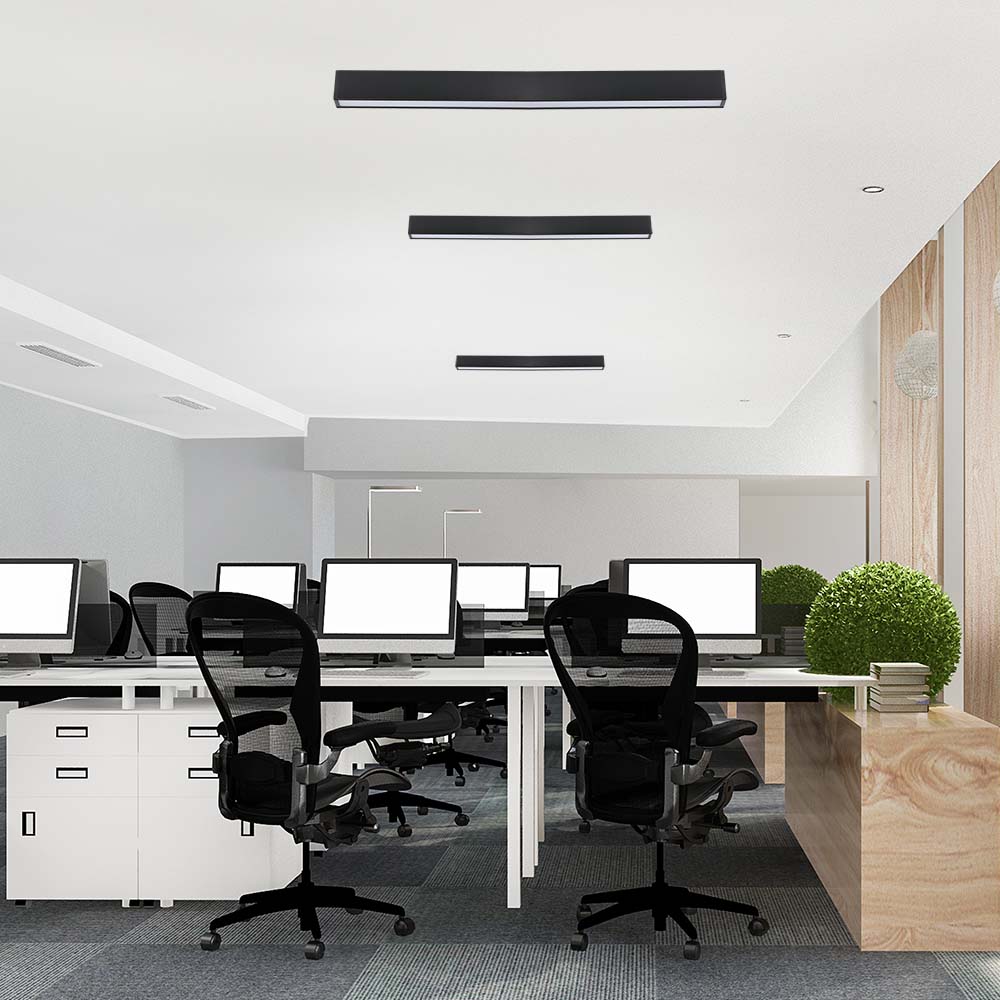 Linear Light SAMSUNG CHIP 40W Surface Black Body 6500K