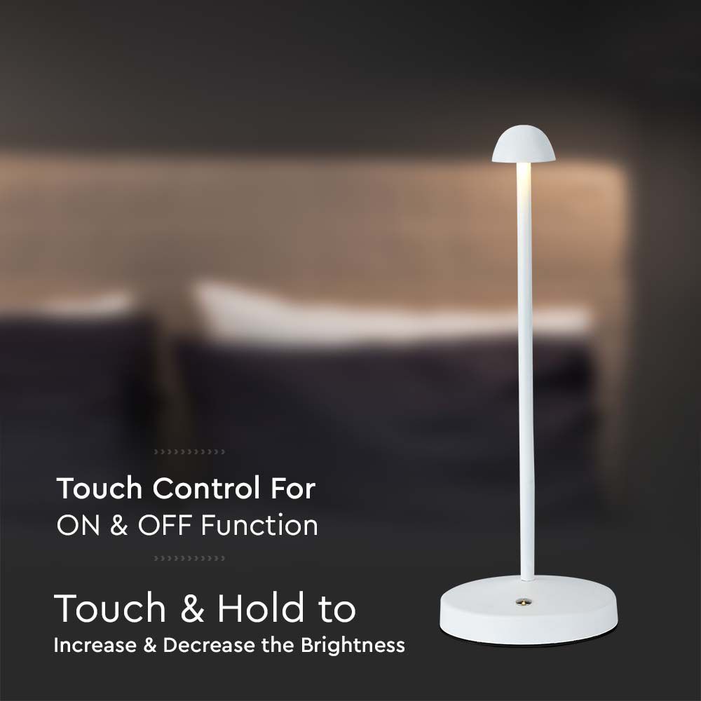 3W Led Table Lamp White 3in1 img 1