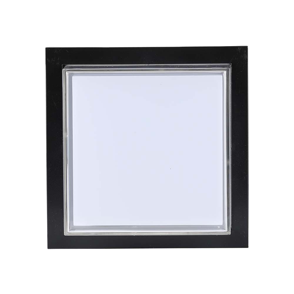 12W LED Wall Black Square 4000K img 1