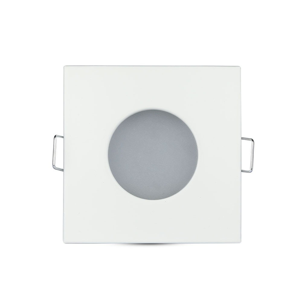 GU10 Corpo Matt Quadrato Bianco img 1