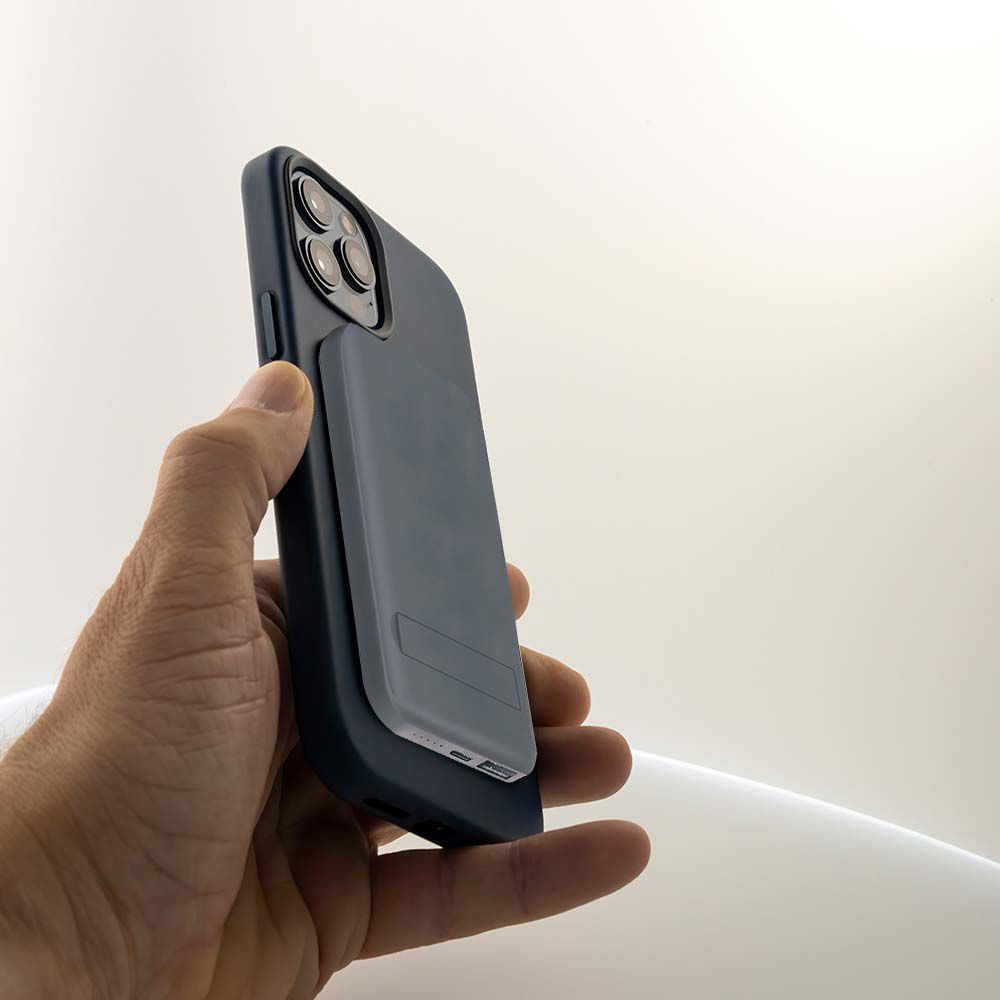  Power Bank 10000 mAh MagSafe Ultra Sottile Magnetico con Ricarica Wireless Colore Grigio