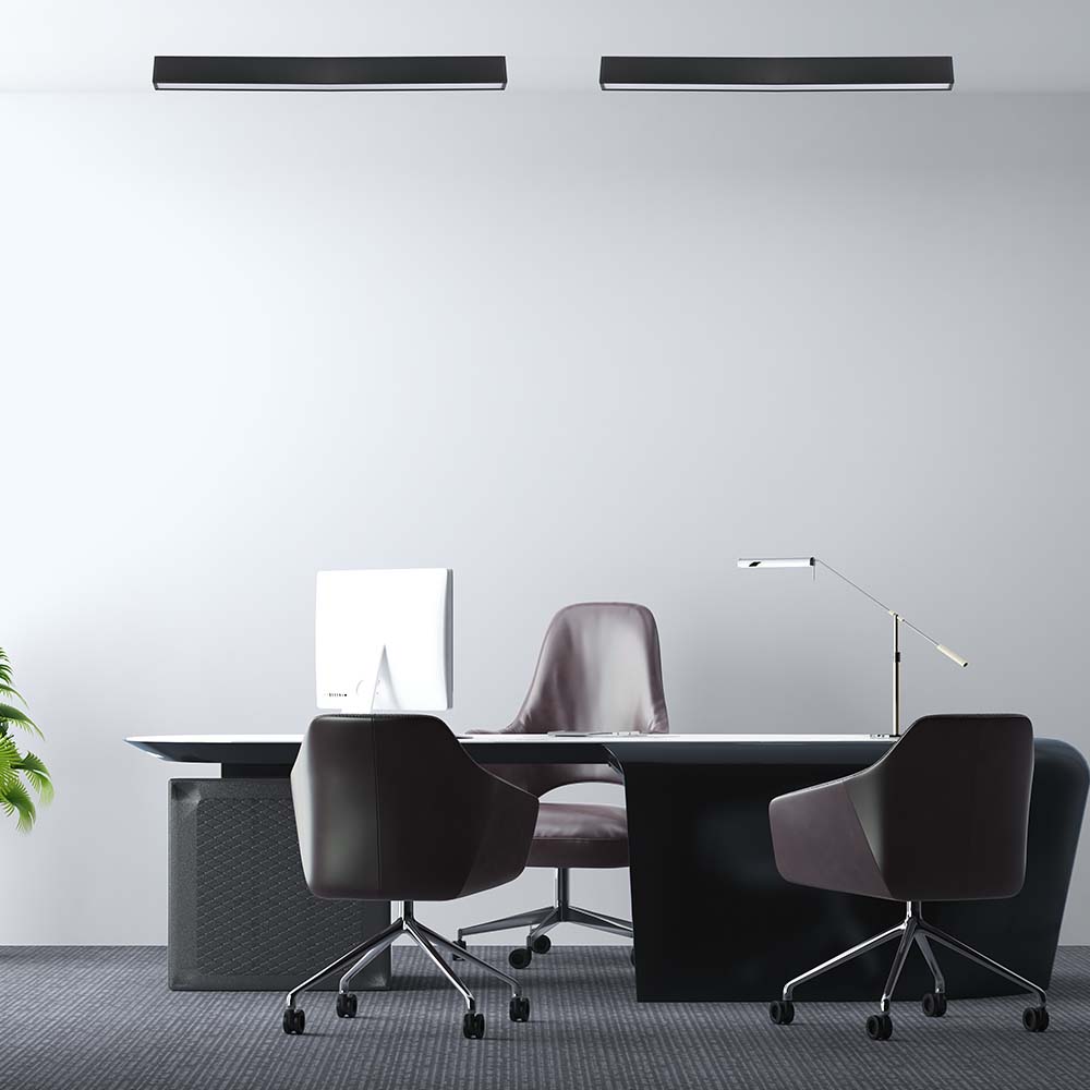 Linear Light SAMSUNG CHIP 40W Surface Black Body 6500K img 1