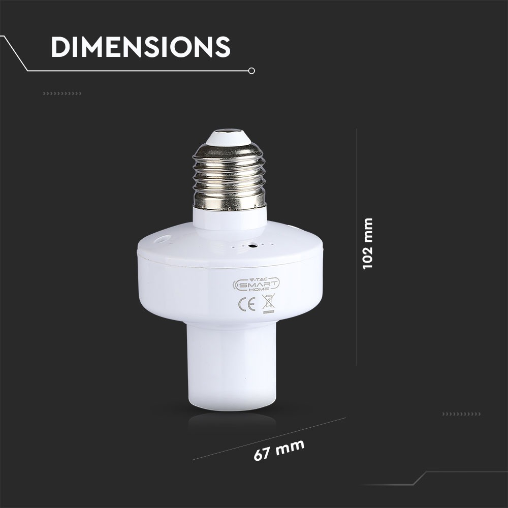 WIFI Lamp Holder Amazon Alexa & Google Home Compatibile