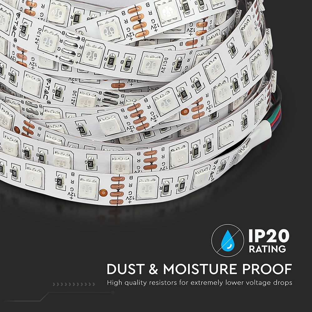 Strip RGB Set Light Kit W Remote 12v IP20 img 3