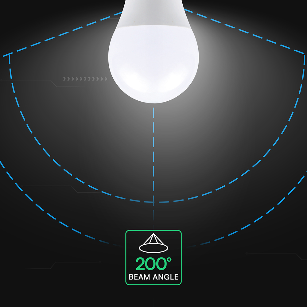 LED Bulb CREE CHIP - 15W E27 A60 Thermoplastic 3000K img 1