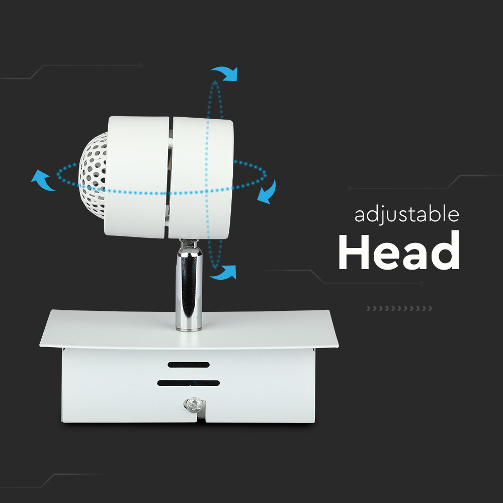 1 x GU10 Corpo Bianco freddo img 1