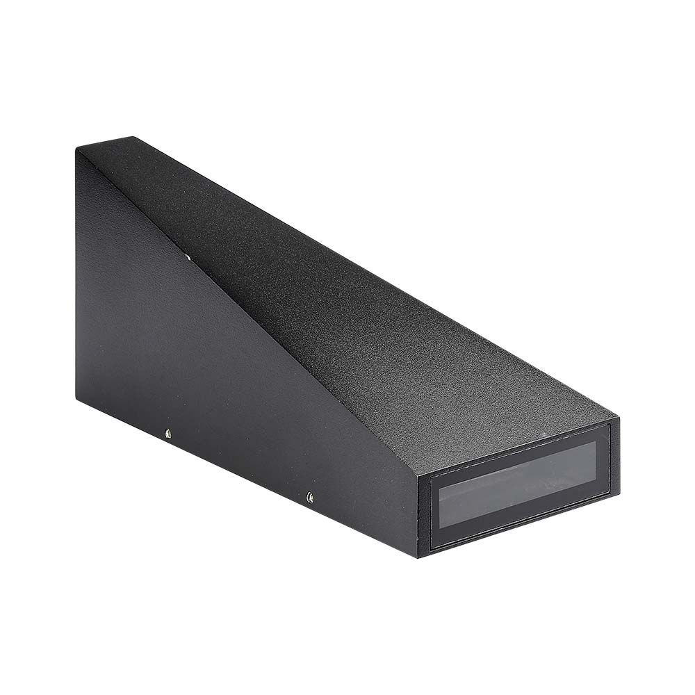 Lampada LED da Muro Doppio Fascio Luminoso Colore Nero img 1