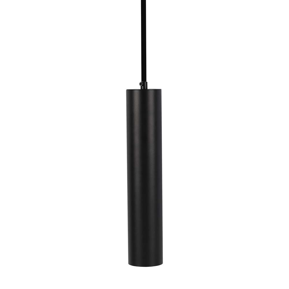1*GU10 Hanging Pendant Black D 60*300MM img 1