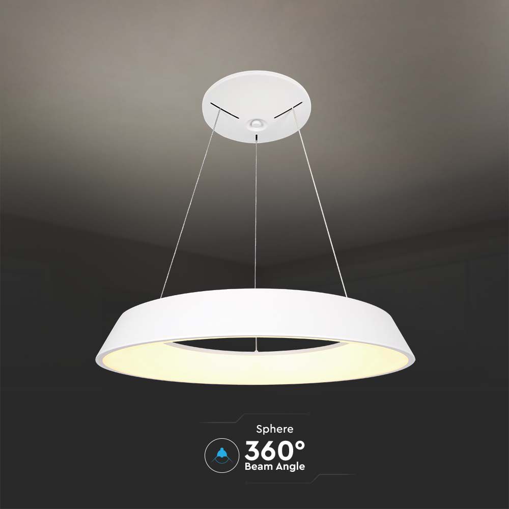 Lampadario LED a Sospensione Circolare Dimerabile img 2