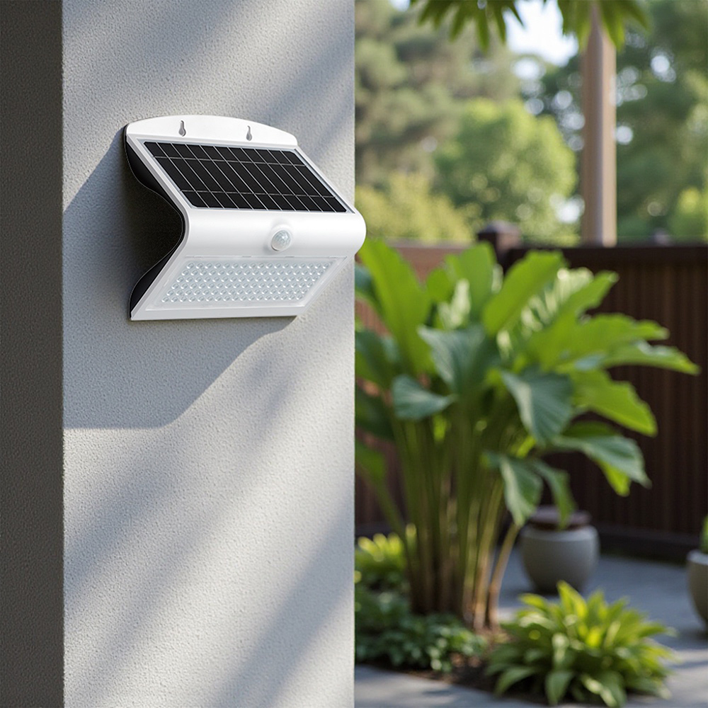 6.8W LED Lampada Solare Luce Bianco Naturale Corpo Bianco