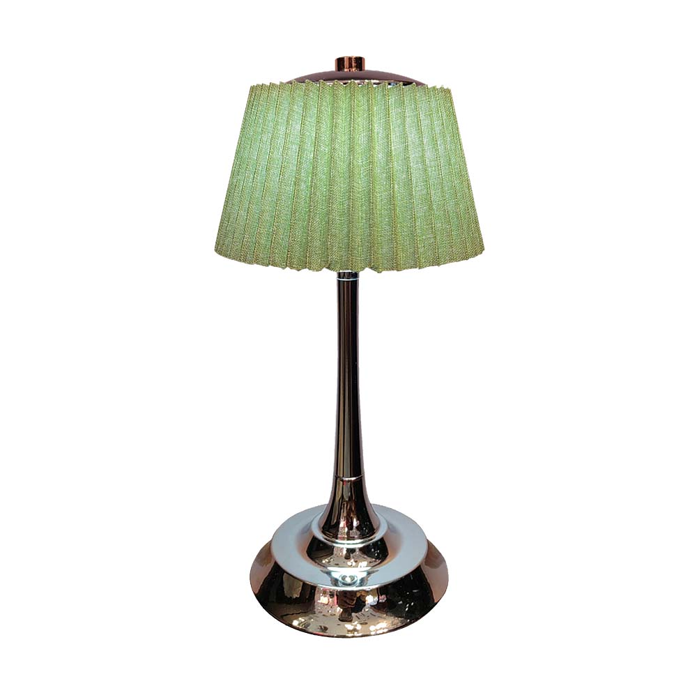 1.5W LED Table Lamp 3000K Chrome + Pale Green