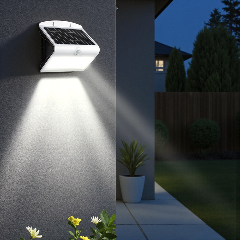 6.8W LED Lampada Solare Luce Bianco Naturale Corpo Bianco img 1