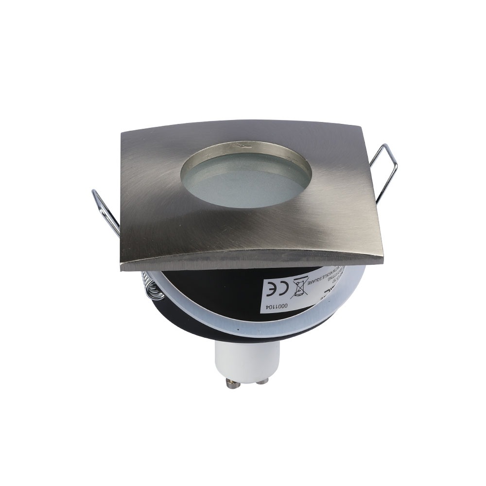 GU10 Corpo Quadrato Satin Nickel img 2