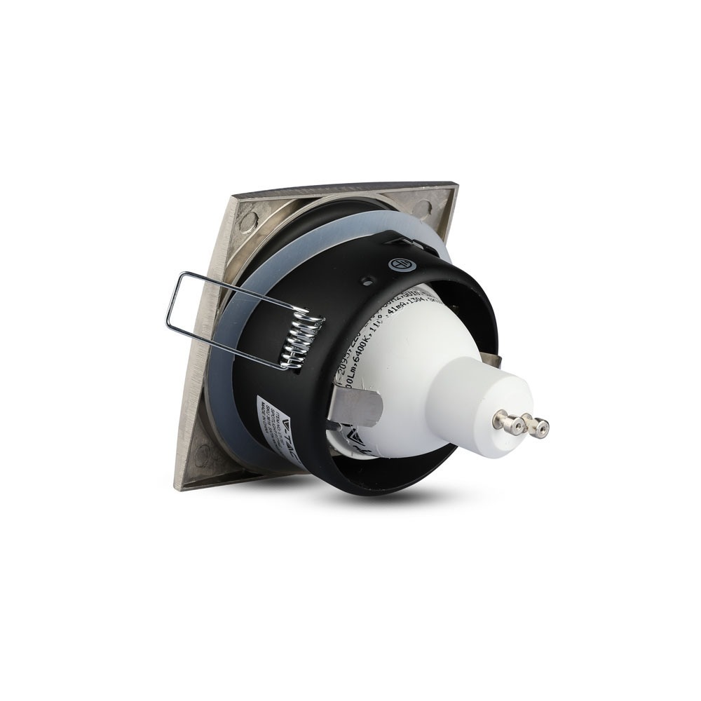 GU10 Corpo Quadrato Satin Nickel img 3