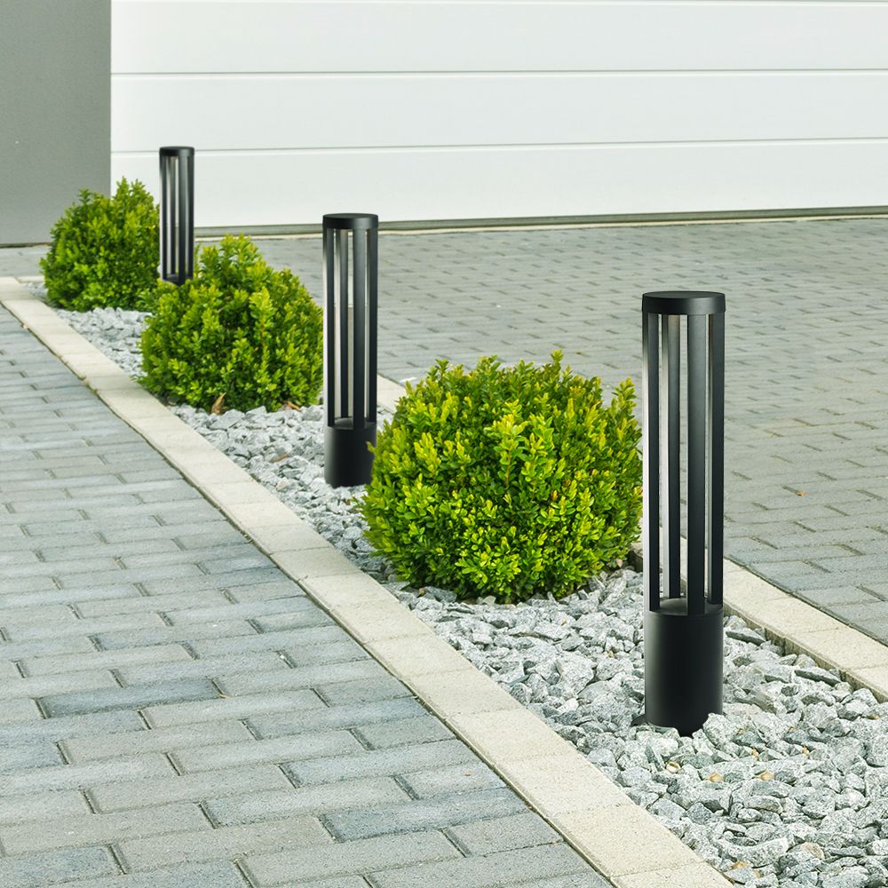LED Bollard Light Grey Body 80cm Height CREE CHIP img 1