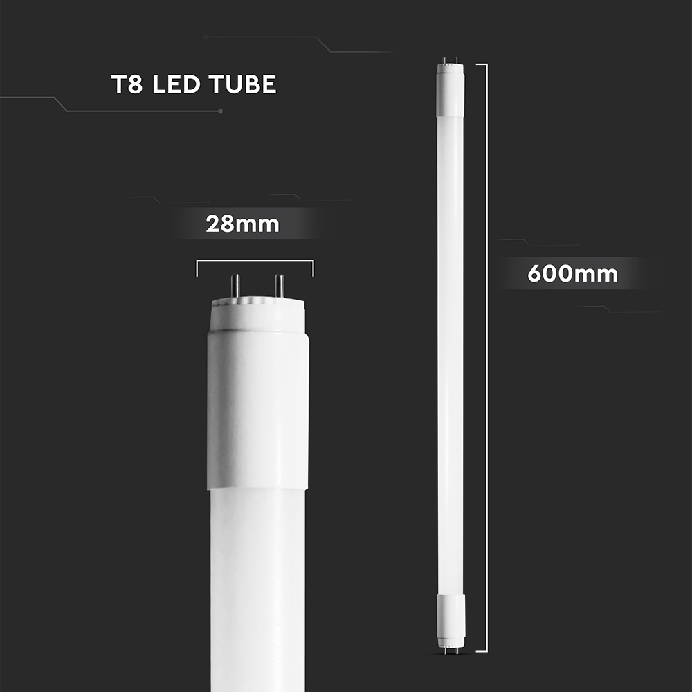 LED Tube T8 7.5W - 60 cm Nano Plastic 4000K