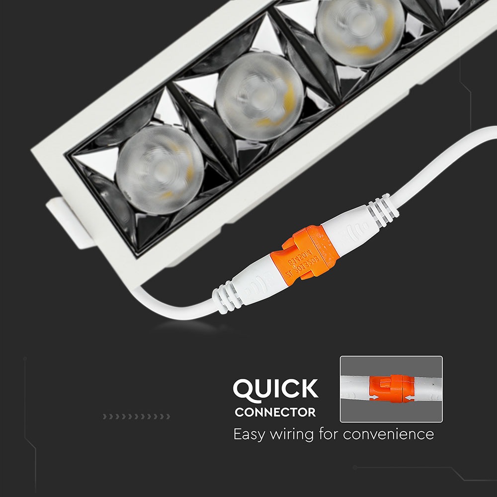 LED Faretto da incasso SAMSUNG Chip 20W SMD Reflector 12gradi 2700K img 4