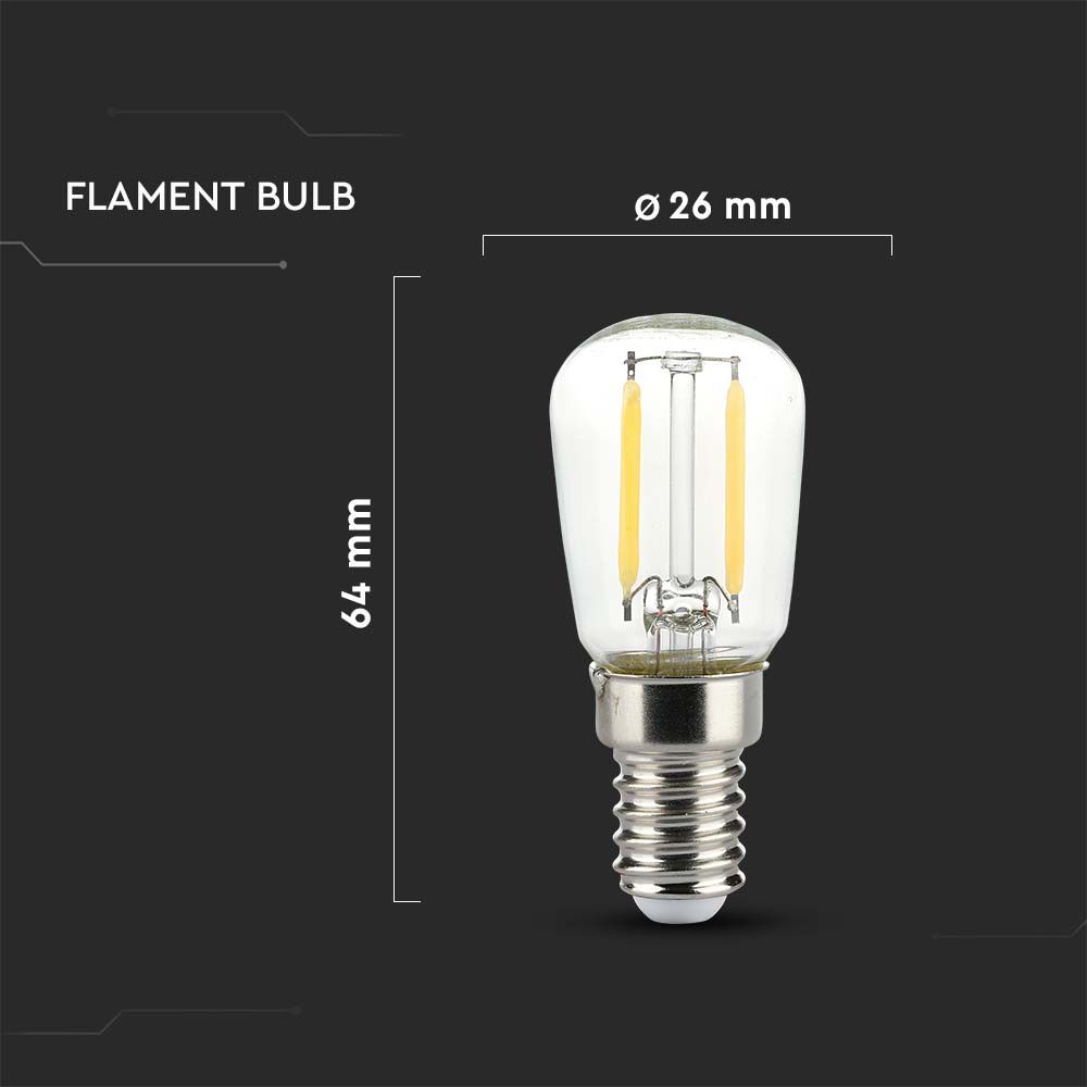 2W Filament E14 ST26 4000K