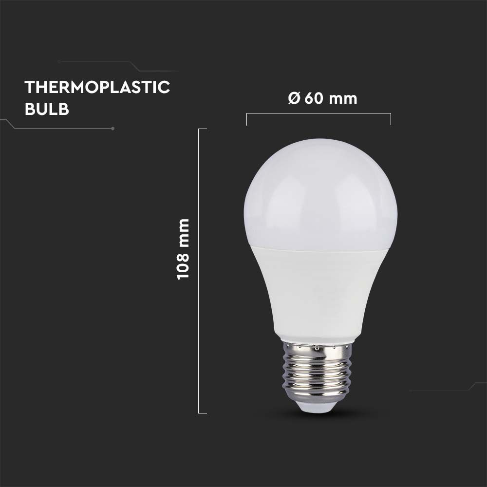 LED Lampadina SAMSUNG Chip 9W E27 A58 Plastica 6400K