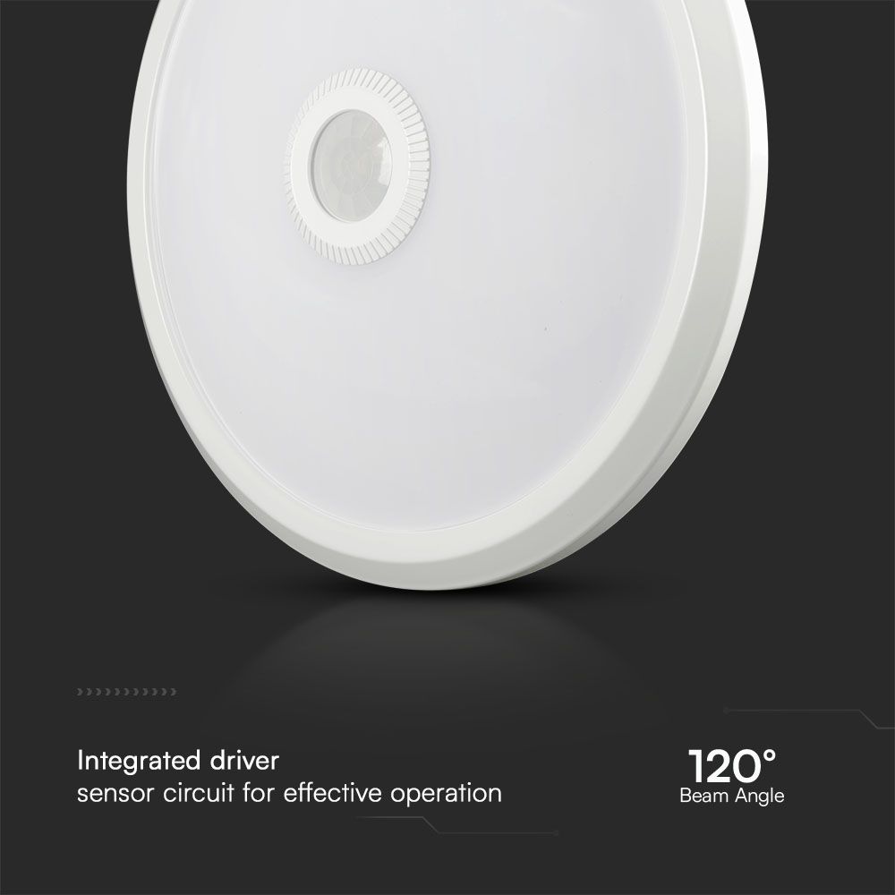 12W LED Dome Light Wiht Sensor SAMSUNG CHIP 3IN1 RD White Body img 4