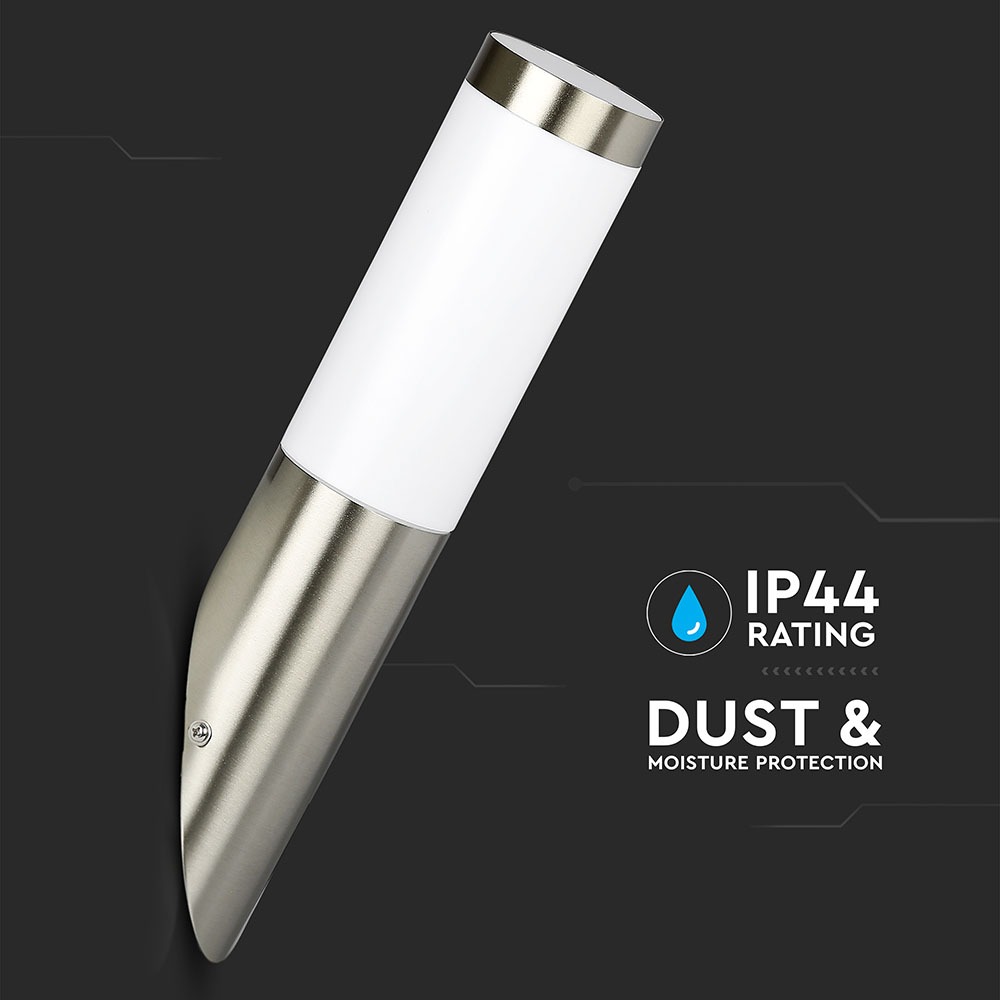 Applique corpo in acciaio inox angolo diagonale