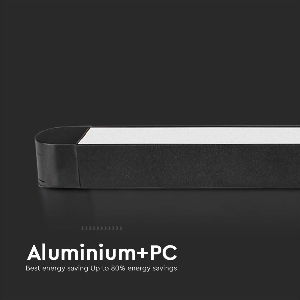 22W LED Slim Magnetic Track Light Flood Light 4000K Black Body img 3