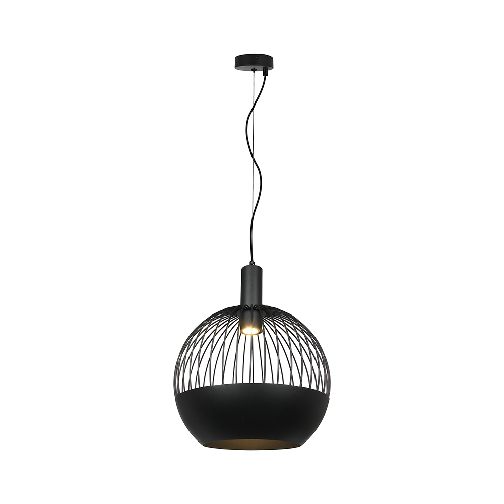GU10 Decorative Hanging Pendant (D400*H350mm) Matt Black Body
