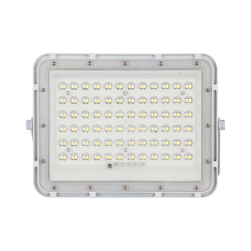 Faro LED con Telecomando e Pannello Solare 15W Batteria sostituibile Cavo da 3m Colore Bianco  img 1