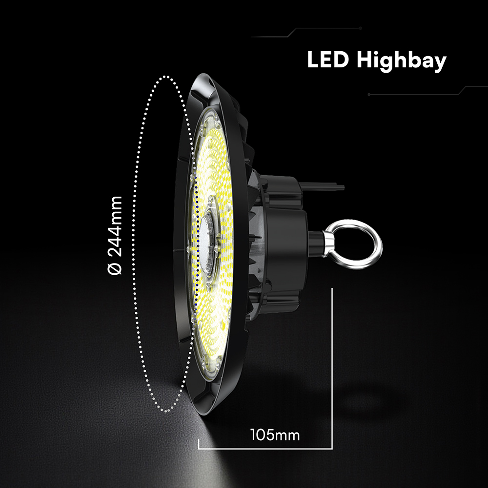 100W LED UFO Highbay CREE CHIP 4000K 160LM/W
