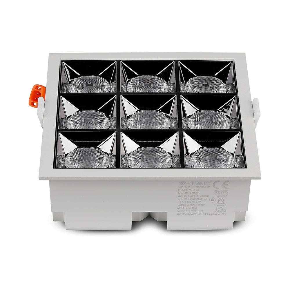 LED Faretto da incasso SAMSUNG Chip 36W SMD Reflector 38gradi 5700K img 1