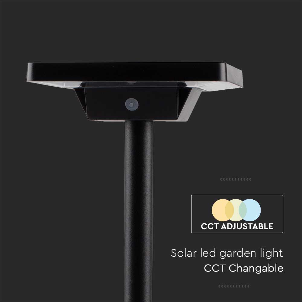 2W LED Solar Spike Aluminum Base 3in1 img 1