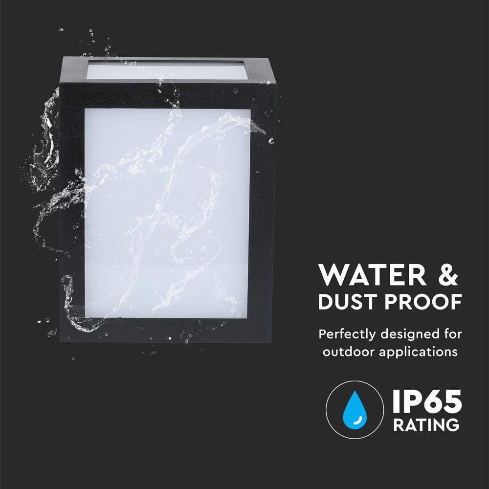 12W LED Wall Black Body 4000K img 1