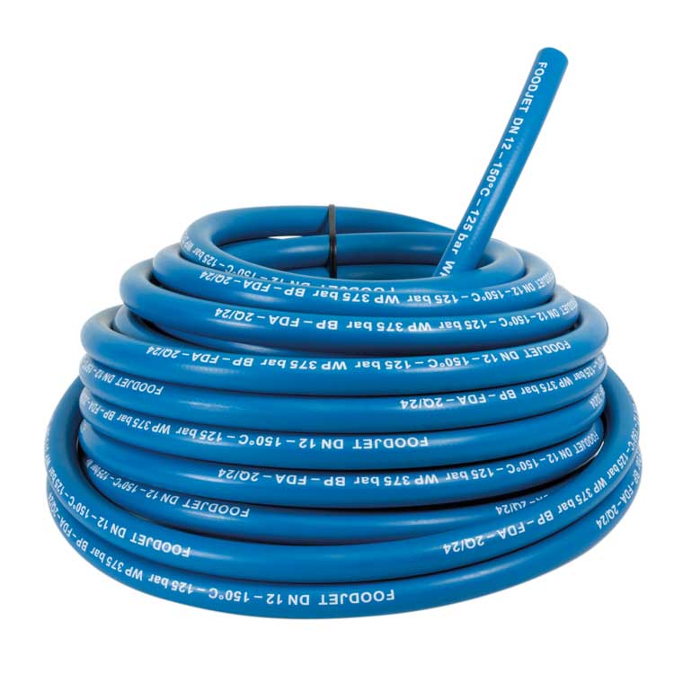 Smooth-cover food high-pressure hose with FDA approval