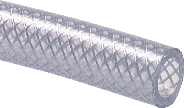 Pvc Clear With Fibre Braiding